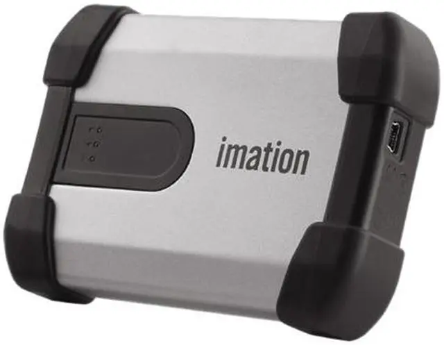 Alt view image 2 of 2 - Imation 320GB Defender H100 External Hard Drive USB 2.0 Model 27839 Silver