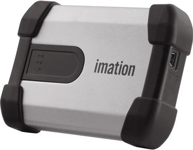 Main image of Imation 500GB Defender H100 External Hard Drive USB 2.0 Model 27840 Silver