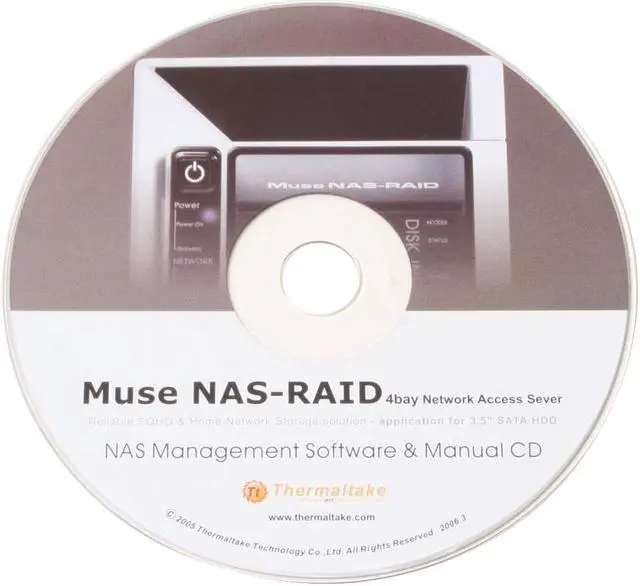 Alt view image 7 of 8 - Thermaltake N0001LN Muse NAS-RAID