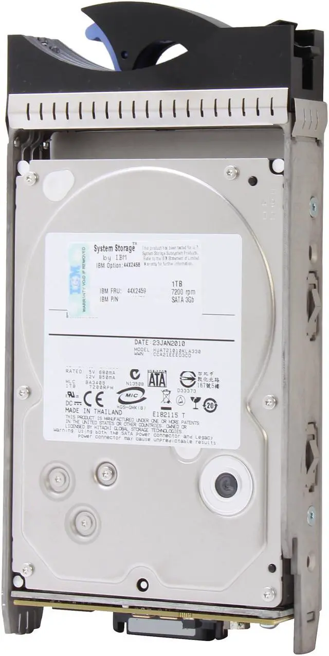 Main image of IBM 44X2458 1TB 7200 RPM SATA 3.0Gb/s 3.5" Internal Hard Drive