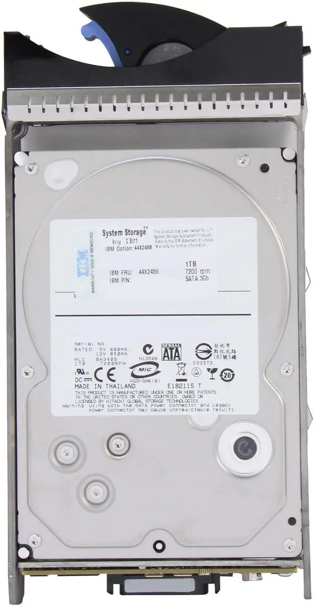 Alt view image 2 of 5 - IBM 44X2458 1TB 7200 RPM SATA 3.0Gb/s 3.5" Internal Hard Drive