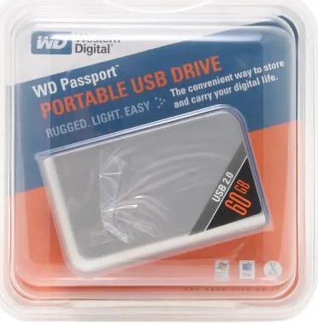 Main image of WD Passport 60GB USB 2.0 2.5" External Hard Drive WDXML600UETN