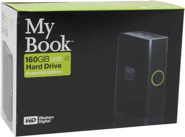 Alt view image 5 of 5 - WD My Book Essential 160GB USB 2.0 3.5" External Hard Drive WDG1U1600N