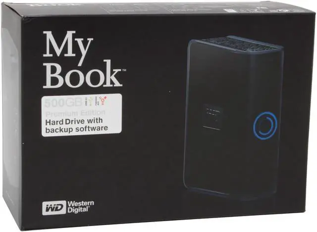 Alt view image 4 of 4 - WD My Book Premium 500GB USB 2.0 / Firewire400 3.5" External Hard Drive WDG1C5000N
