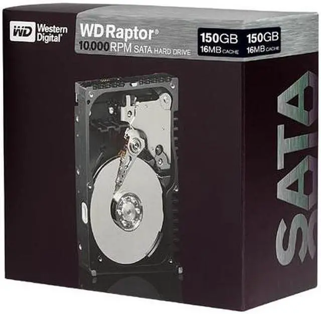 Main image of WD Raptor WD1500ADFDRTL 150GB 10000 RPM 16MB Cache SATA 1.5Gb/s 3.5" Hard Drive