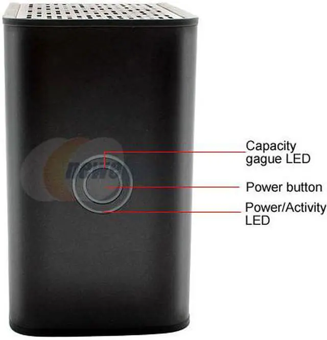 Alt view image 2 of 7 - WD My Book Premium II 1TB USB 2.0 / Firewire400 / Firewire800 3.5" External Hard Drive WDG2T10000N