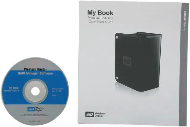 Alt view image 5 of 7 - WD My Book Premium II 1TB USB 2.0 / Firewire400 / Firewire800 3.5" External Hard Drive WDG2T10000N