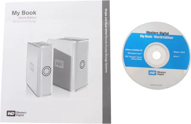 Alt view image 6 of 7 - Western Digital My Book World Edition II WDG2NC20000N 2TB Network Storage System with Remote Access