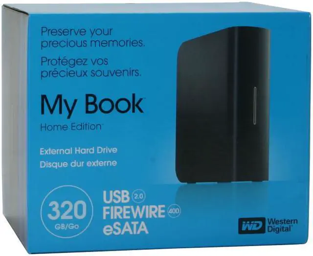 Alt view image 7 of 7 - WD My Book Home 320GB USB 2.0 / Firewire400 / eSATA 3.5" External Hard Drive WDH1CS3200N