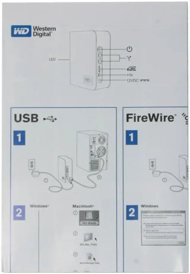 Alt view image 5 of 7 - WD My Book Home 320GB USB 2.0 / Firewire400 / eSATA 3.5" External Hard Drive WDH1CS3200N