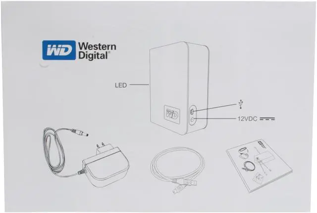 Alt view image 8 of 9 - WD My Book Essential 160GB USB 2.0 3.5" External Hard Drive WDH1U1600N