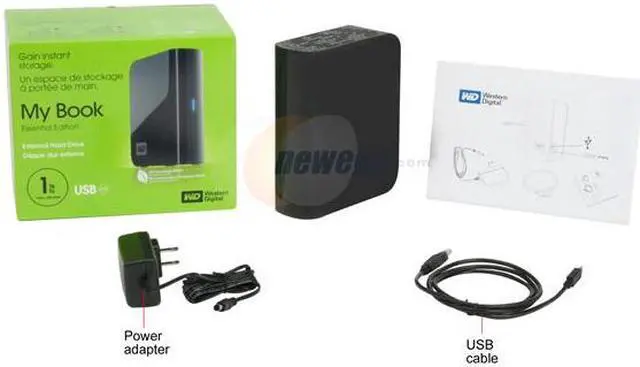 Alt view image 4 of 4 - WD My Book Essential 1TB USB 2.0 3.5" External Hard Drive WDH1U10000N
