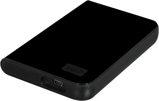 Alt view image 2 of 4 - WD My Passport Essential 320GB USB 2.0 2.5" External Hard Drive WDME3200TN Black