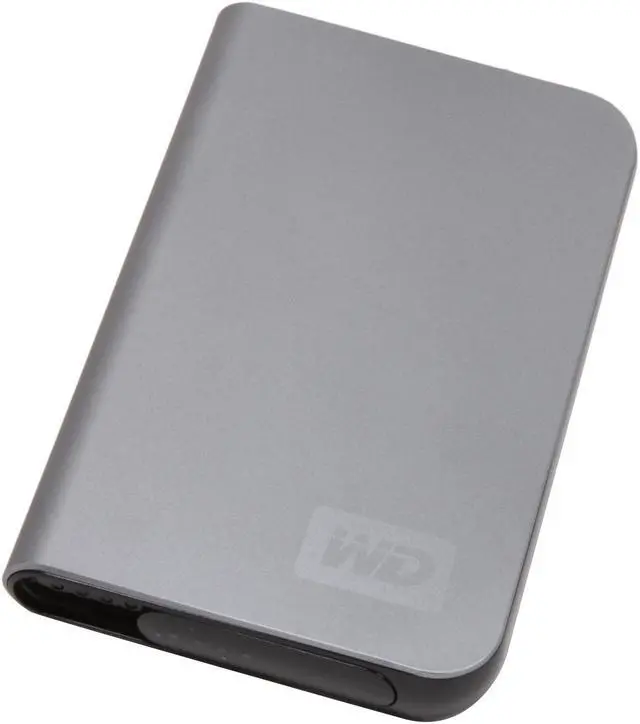 Alt view image 2 of 8 - WD My Passport Elite 250GB USB 2.0 2.5" External Hard Drive WDML2500TN Titanium