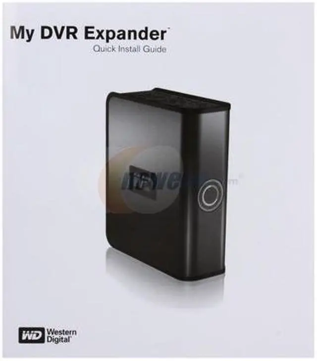 Alt view image 6 of 7 - WD My DVR Expander 500GB eSATA 3.5" External Hard Drive WDG1S5000 Black