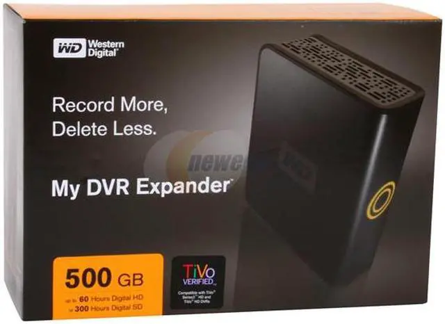 Alt view image 7 of 7 - WD My DVR Expander 500GB eSATA 3.5" External Hard Drive WDG1S5000 Black