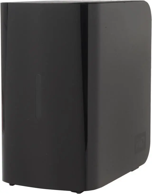 Alt view image 2 of 8 - WD My Book Mirror Edition 2TB USB 2.0 3.5" External Hard Drive WDH2U20000N Black