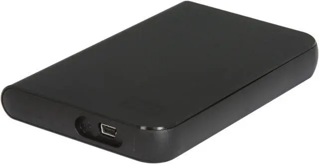 Alt view image 3 of 4 - WD My Passport Essential 500GB USB 2.0 2.5" External Hard Drive WDME5000TN Midnight Black