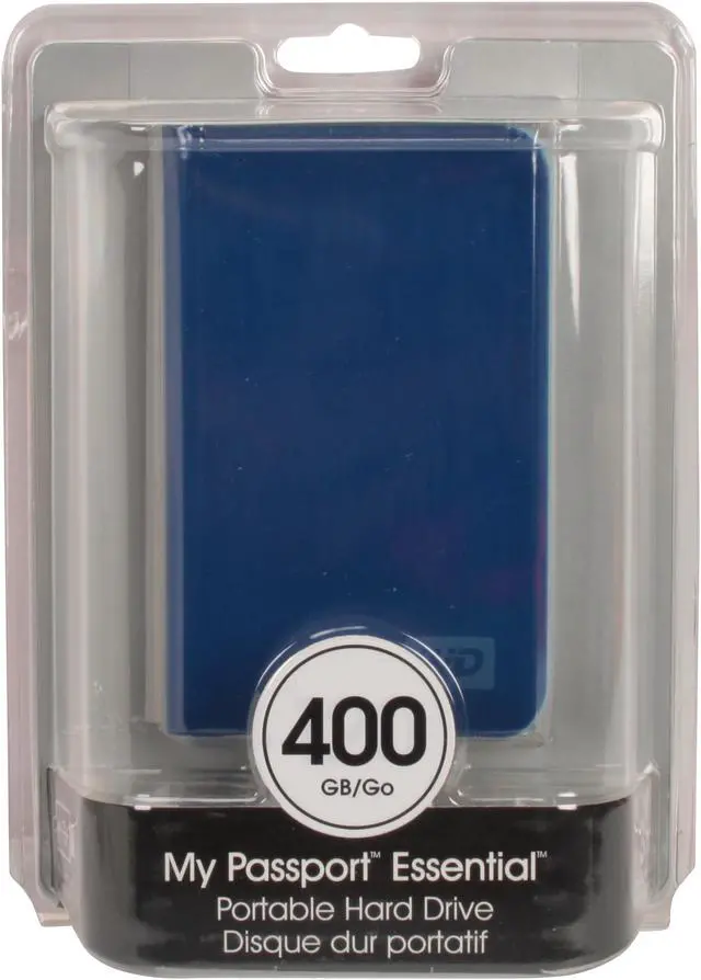 Alt view image 4 of 4 - WD My Passport Essential 400GB USB 2.0 2.5" External Hard Drive WDMEB4000TN Blue