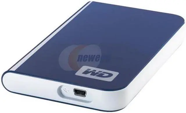 Alt view image 3 of 4 - WD My Passport Essential 400GB USB 2.0 2.5" External Hard Drive WDMEB4000TN Blue