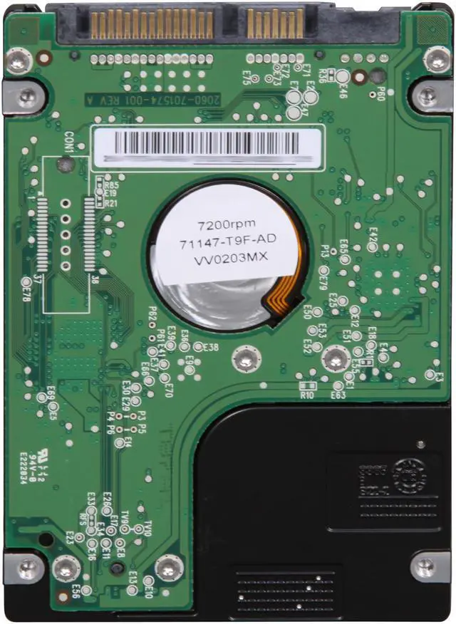 Alt view image 4 of 4 - Western Digital Scorpio Black WD3200BJKT-00F4T0 320GB 7200 RPM 16MB Cache SATA 3.0Gb/s 2.5" Notebook Hard Drive Bare Drive