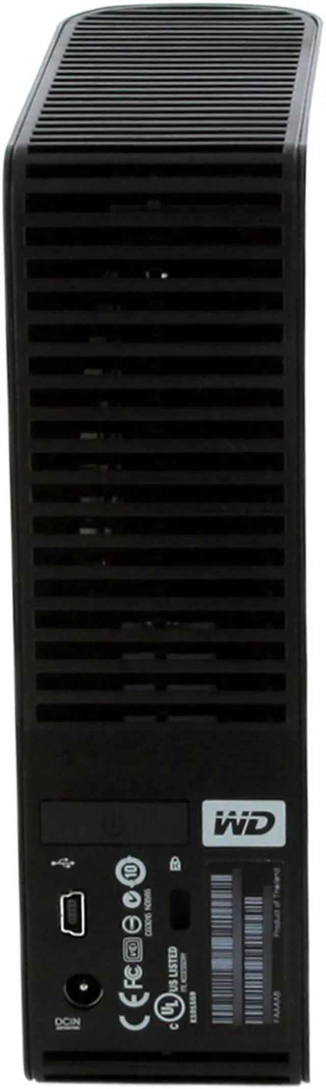 Alt view image 2 of 7 - WD My Book Essential 2TB USB 2.0 3.5" External Hard Drive WDBAAF0020HBK-NESN