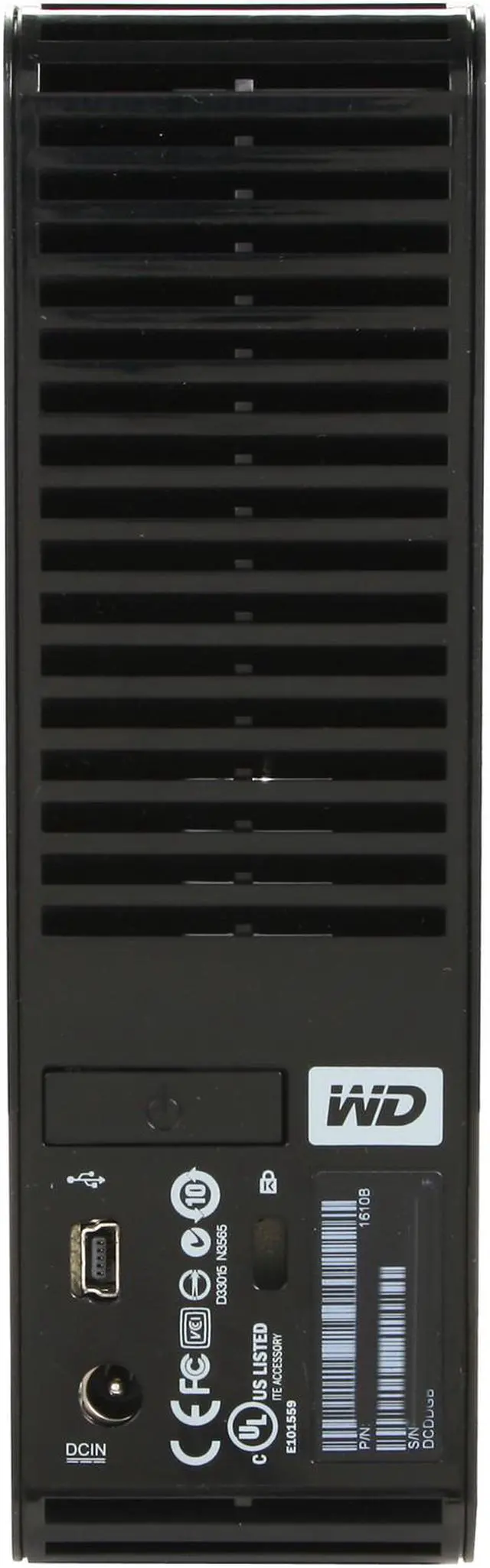 Alt view image 3 of 5 - WD My Book Elite 1TB USB 2.0 3.5" Desktop External Hard Drive WDBAAH0010HCH-NESN