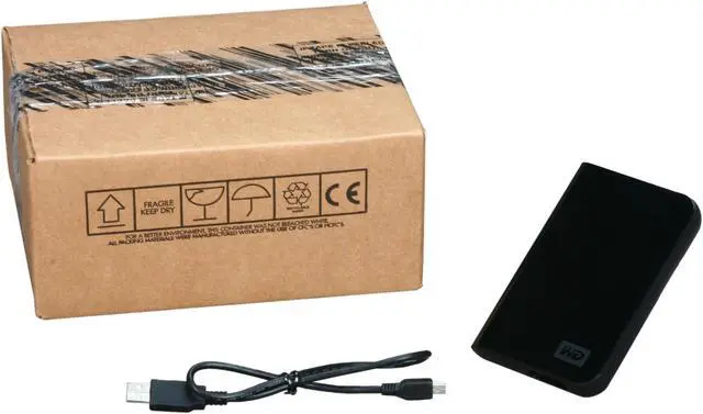 Alt view image 5 of 5 - WD My Passport Essential 250GB USB 2.0 2.5" Portable Hard Drive WDME2500TN Black