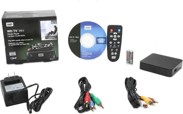 Alt view image 5 of 5 - Western Digital WD TV Mini Media Player Model WDBAAL0000NBK-NESN