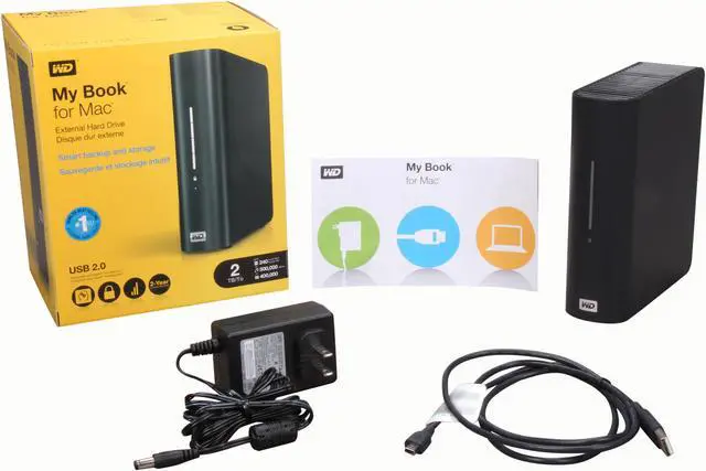 Alt view image 5 of 5 - WD My Book For Mac 2TB Desktop External Hard Drive