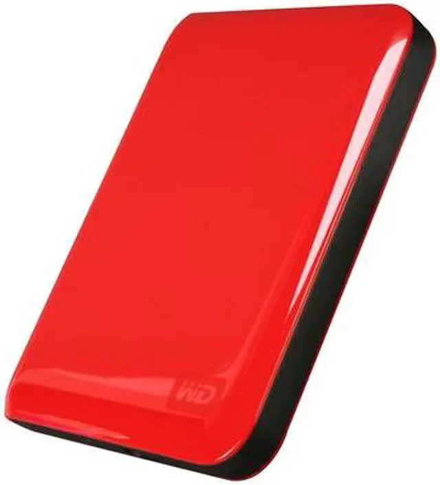 Main image of WD My Passport Essential 500GB USB 2.0 2.5" Portable External Hard Drive WDBAAA5000ARD-NESN Real Red