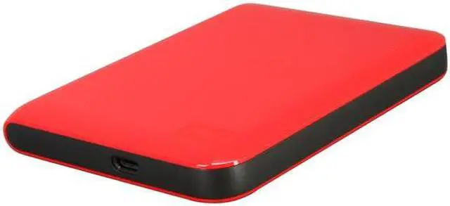 Alt view image 3 of 5 - WD My Passport Essential 500GB USB 2.0 2.5" Portable External Hard Drive WDBAAA5000ARD-NESN Real Red