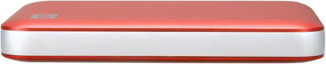 Alt view image 3 of 5 - WD My Passport Elite 500GB USB 2.0 2.5" Portable External Hard Drive WDBAAC5000ARD-NESN Metallic Red