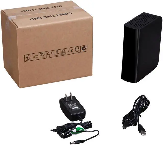 Alt view image 4 of 4 - WD My Book Essential 640GB USB 2.0 3.5" External Hard Drive WDH1U6400N Black