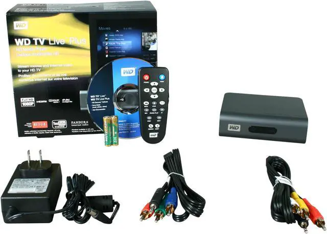 Alt view image 5 of 5 - Western Digital WD TV Live Plus HD Media Player