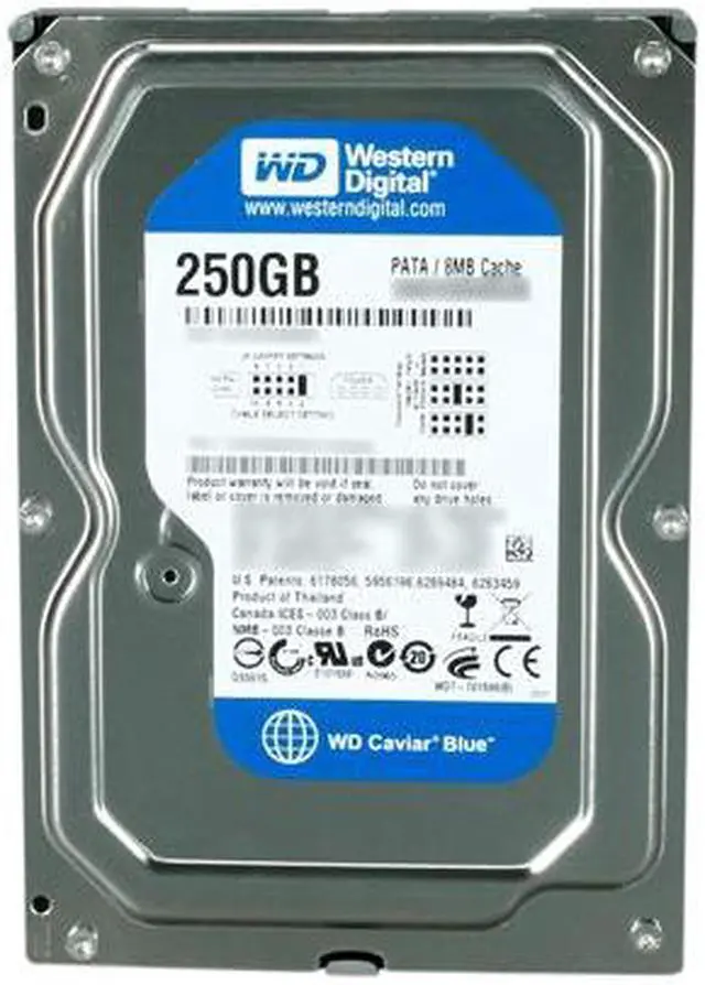 Alt view image 4 of 4 - Western Digital Blue WD2500AAJB-20PK 250GB 7200 RPM 8MB Cache IDE Ultra ATA100 / ATA-6 3.5" Internal Hard Drive - 20 Pack Bare Drive