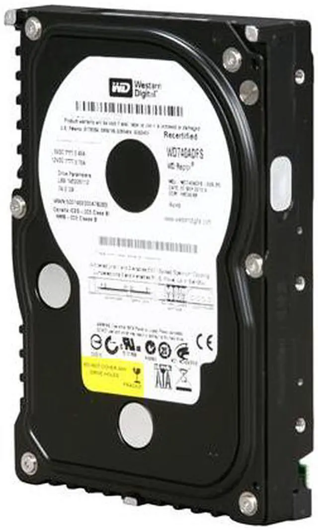 Main image of Western Digital Raptor WD740ADFS 74GB 10000 RPM 16MB Cache SATA 3.0Gb/s 3.5" Hard Drive Bare Drive
