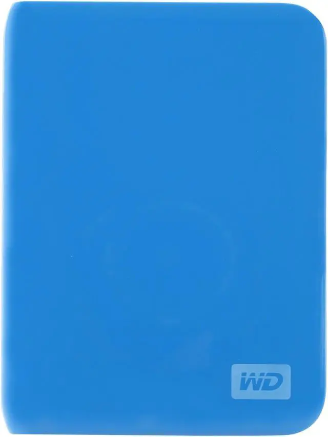 Alt view image 2 of 5 - Western Digital My Passport Essential 500GB Portable Hard Drive (Blue)