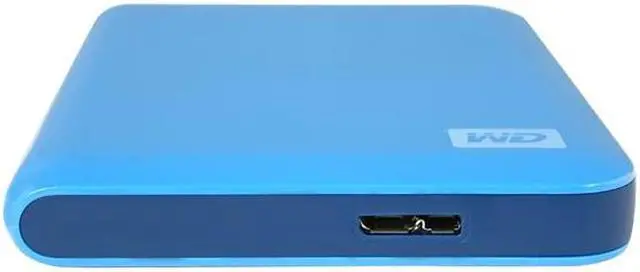 Alt view image 4 of 5 - Western Digital My Passport Essential 500GB Portable Hard Drive (Blue)