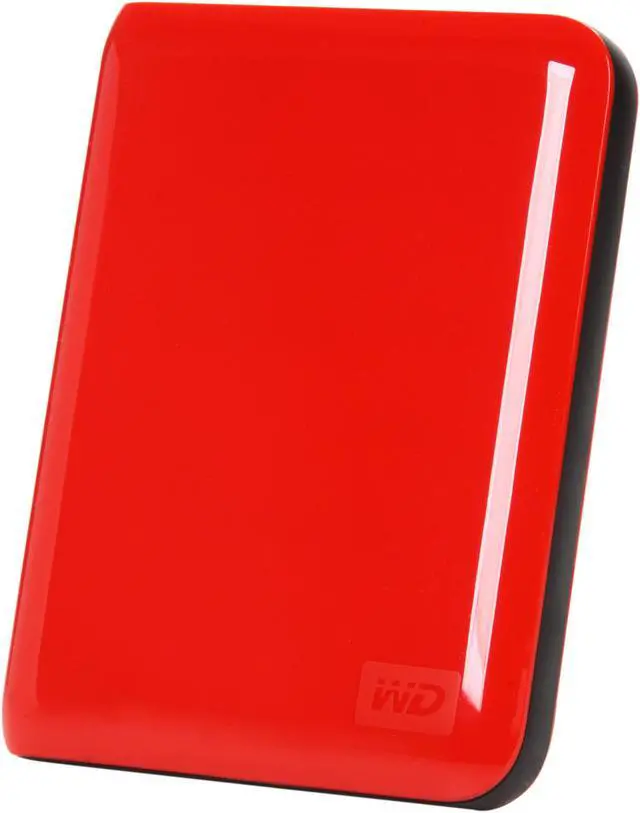 Main image of Western Digital My Passport Essential 500GB Portable Hard Drive (Red)
