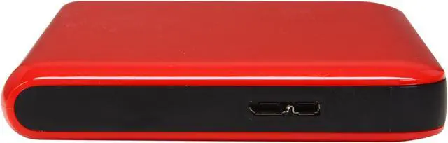 Alt view image 6 of 7 - Western Digital My Passport Essential 500GB Portable Hard Drive (Red)