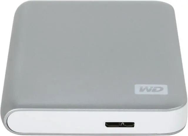 Alt view image 4 of 5 - Western Digital My Passport Essential SE 1TB Portable Hard Drive (Silver)