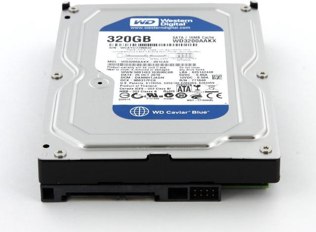 WD Blue 3.5 Disque dur interne 320 Go 7200 RPM 16 Mo SATA 6Gb/s  (WD3200AAKX - bulk) : : Informatique