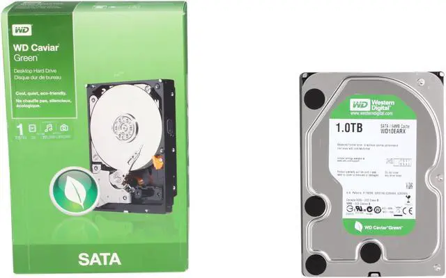 Alt view image 6 of 6 - Western Digital WD Green WDBAAY0010HNC-NRSN 1TB 32MB Cache SATA 3.0Gb/s 3.5" Internal Hard Drive Bare Drive