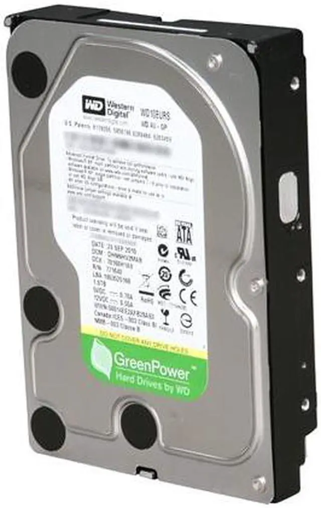 Alt view image 2 of 5 - Western Digital AV-GP WD10EURS 1TB 64MB Cache SATA 3.0Gb/s 3.5" Internal Hard Drive Bare Drive