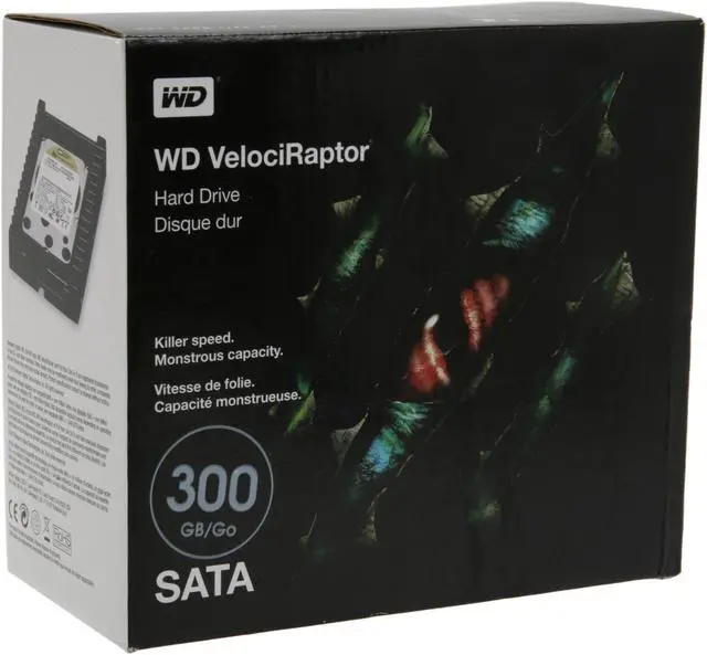 Main image of WD WD VelociRaptor WDBACN3000ENC-NRSN 300GB 10000 RPM 16MB Cache SATA 3.0Gb/s 3.5" Internal Hard Drive