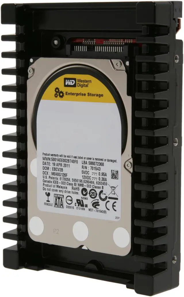 Alt view image 2 of 6 - WD WD VelociRaptor WDBACN3000ENC-NRSN 300GB 10000 RPM 16MB Cache SATA 3.0Gb/s 3.5" Internal Hard Drive