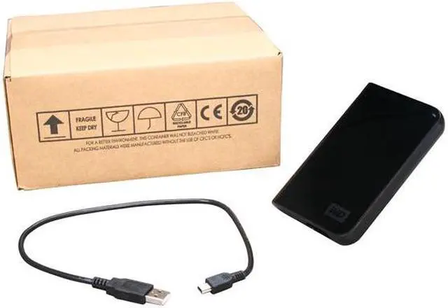 Alt view image 5 of 5 - WD My Passport Essential 250GB USB 2.0 2.5" External Hard Drive WDME2500-BP1 Black