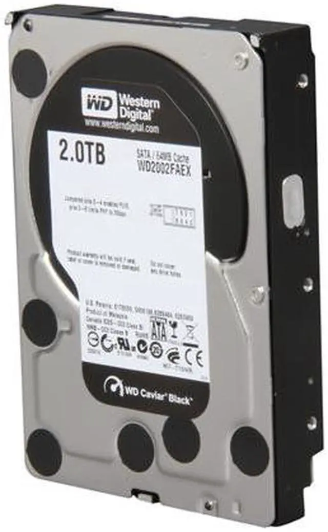 Alt view image 2 of 6 - WD Caviar Black WDBAAZ0020HNC-NRSN 2TB 7200 RPM 32MB Cache SATA 3.5" Internal Hard Drive -Retail kit