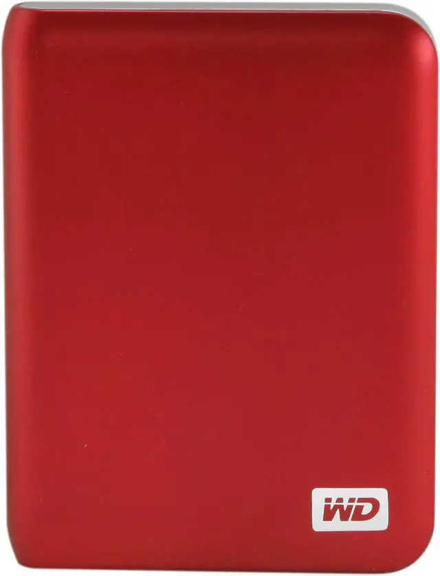Alt view image 2 of 5 - Western Digital My Passport Essential SE 1TB Portable Hard Drive (Red)